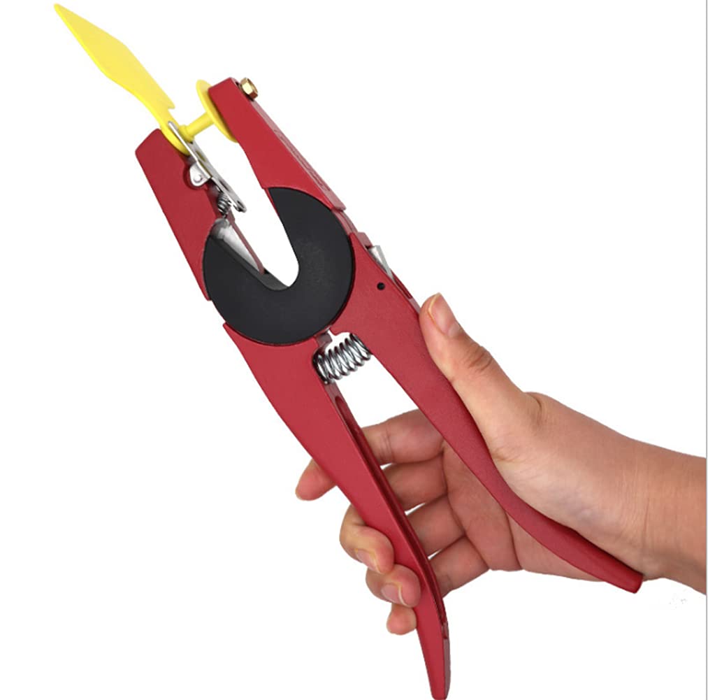 Pinza Applicatrice per Marche Auricolari per Ovini – Strumento di Identificazione Animali da Allevamento per Capre, 23 cm