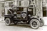 A photograph of an early tow truck Also called a wrecker is utility vehicle provided a wrecker service body building general inspecting and towing Poster Print by Unknown (18 x 24)