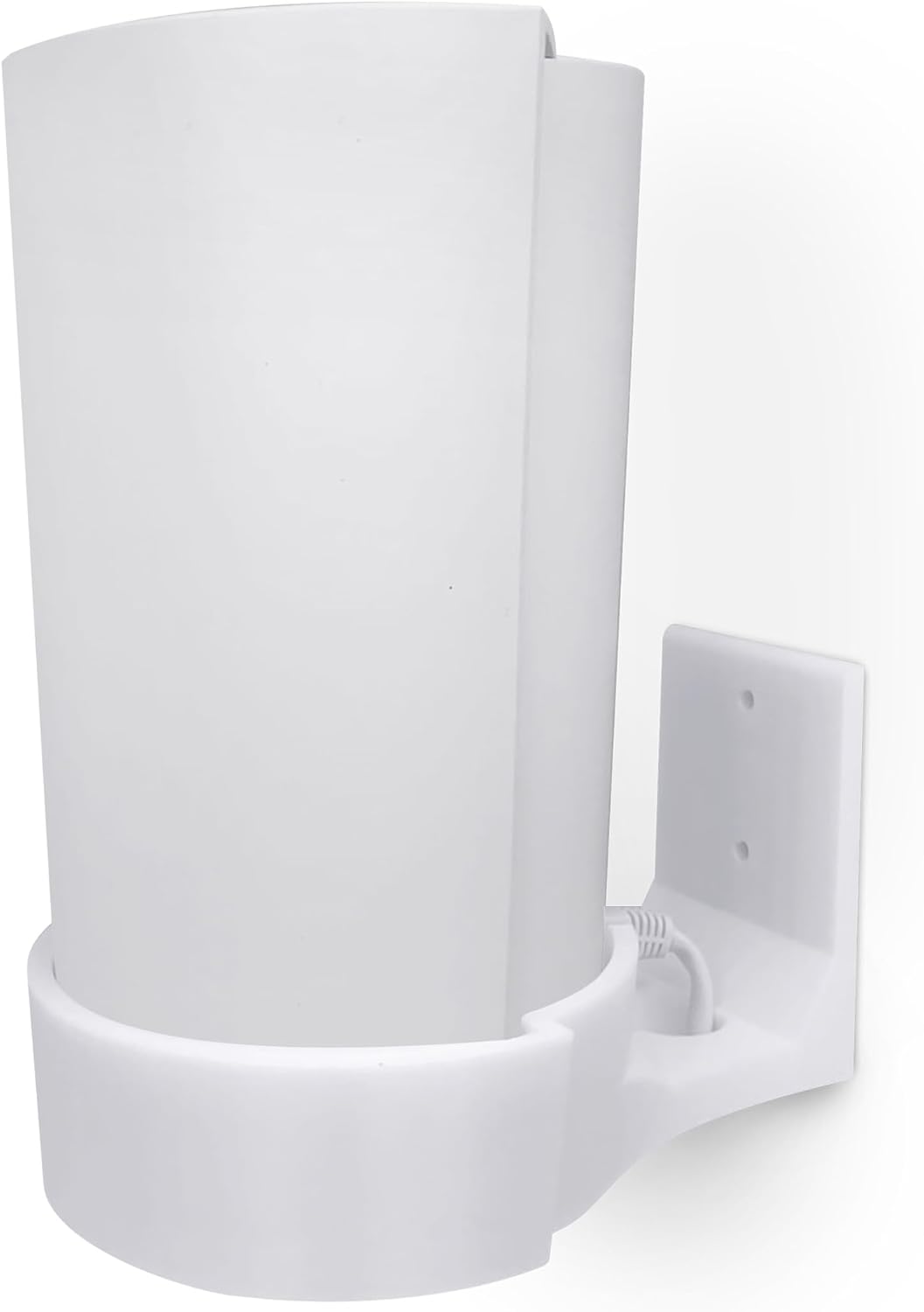 Adhesive Wall Mount for TP Link Deco X90, X95 & XE200 WiFi Mesh Router, Easy to Install Holder, Strong Adhesive & Screw in, Increase Range, Decrease Clutter, by Brainwavz