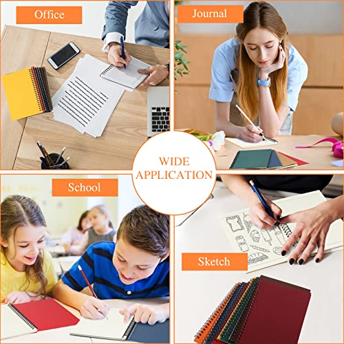 Image of Yahenda 18 Pcs Spiral Notebooks,1 Subject,Wide Ruled, Multi Color