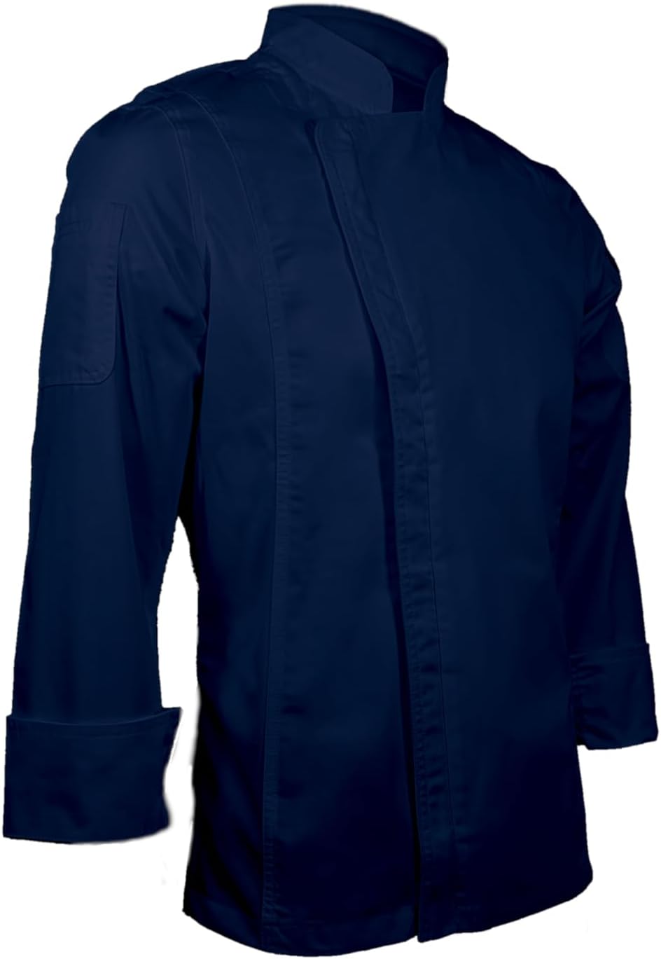 Long Sleeve William Chef Coat, Modern Zipper Chef Jacket