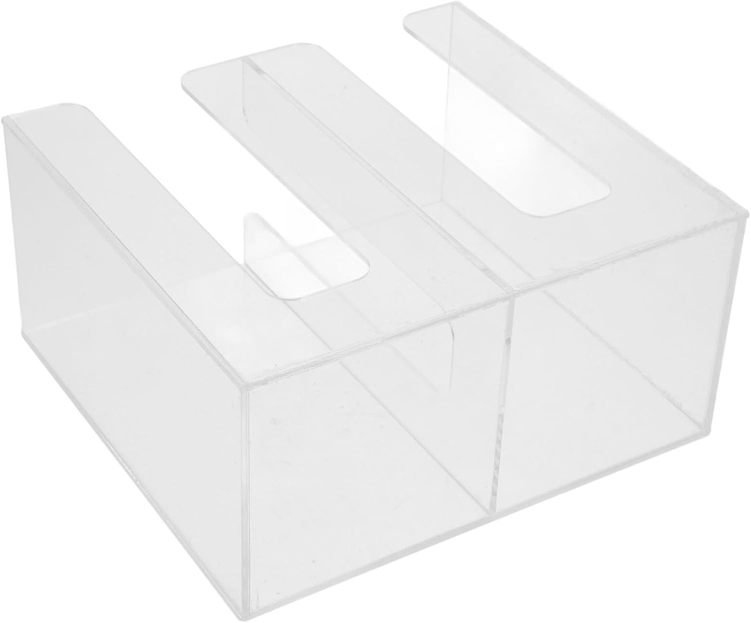 Paper Cup Holder Organizer Transparent Compartment Rack for Cups for Coffee Shops Restaurants and Home Use and Versatile Storage