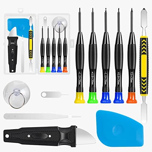 RealPlus 12 en 1 Herramienta de Reparación de Teléfonos Móviles, Kit de herramientas con 5...