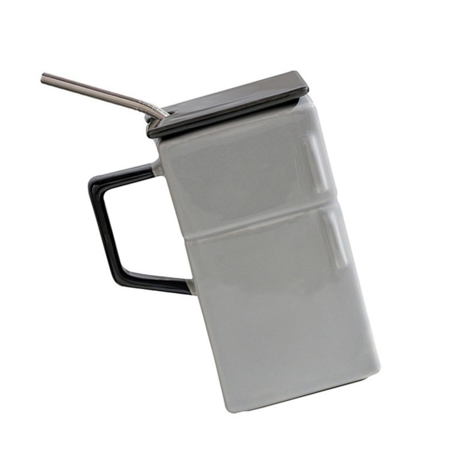 Tsophreniq Playful Styled Ceramic Travel Cup Ideal for Hot and Cold Drinks Safe Kitchenware Mug