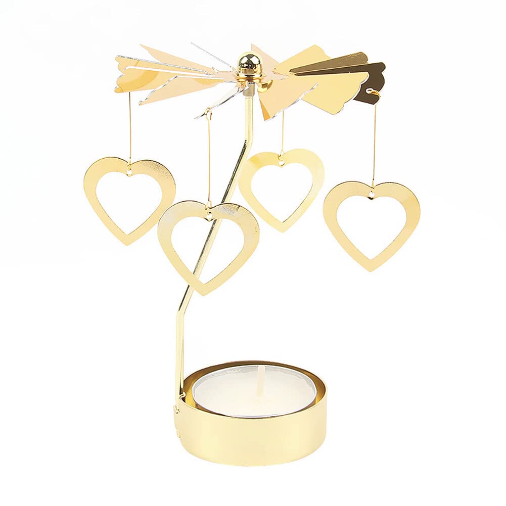 Photophore Bougie Doré Bougeoir - Lot De 2 Bougeoirs Mariage Centre De