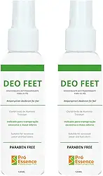 Deo Feet 120ml O Melhor P/Hiperidrose Bromidrose Original Kit 2 Frascos