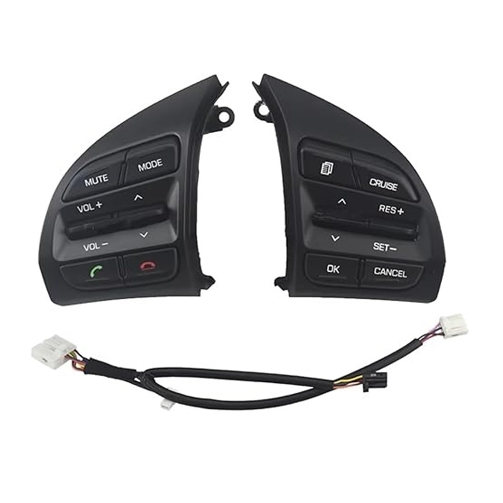 Boutons de régulateur de vitesse Elantra 2017 commande volant multifonction - 7