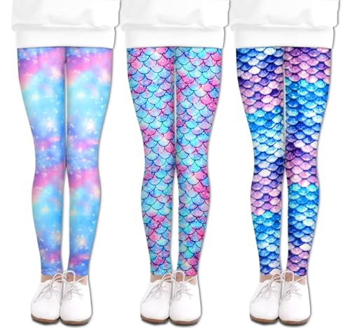 Image of LUOUSE Girls' Leggings Full Length Comfy Pants Trousers 4-13 Years