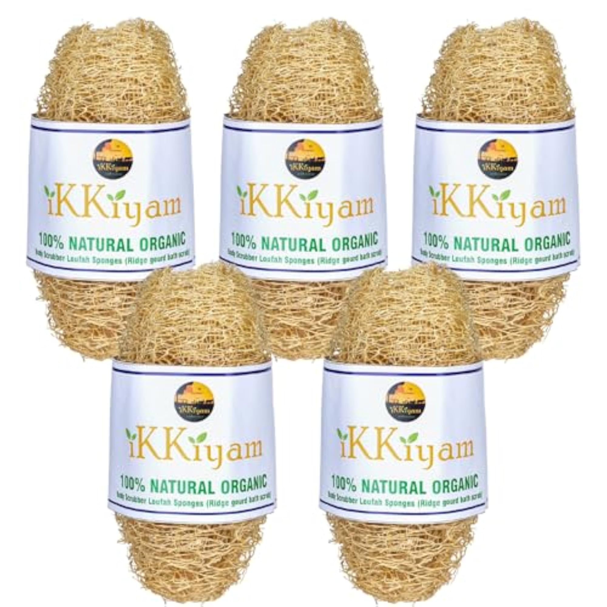 Loofah Ridge Gourd Organic Bath Scrub Pack of 5