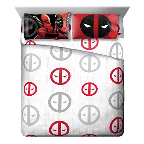 Marvel Deadpool Invasion Microfiber Full Sheet Set