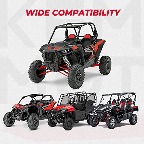 KEMIMOTO UTV Tool Holder Rack 2 Sets, Roll Bar UTV Tool Holder Shovel Mount Bow Rack Fits for 1.75”-2" Roll Bars Compatible with Snowmobile Golf Cart - Image 7