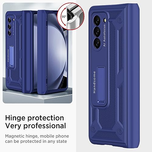 Coque Samsung Z Fold 5 antichoc protégeant la charnière fragile bleu - 4