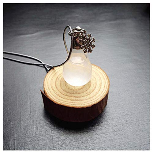 Preisvergleich Produktbild ETFJK Wettervorhersage Flasche Halskette Wasser-Tropfen Clavicleweinlesehalskette Anhänger Festival Geschenk für Freundin,C