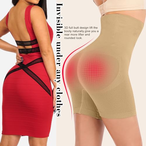 Image of Lelinta Shapewear Shorts Women Tummy Control High Waist Body Shaper | Compression Thigh Slimmer Butt Lifter Panties