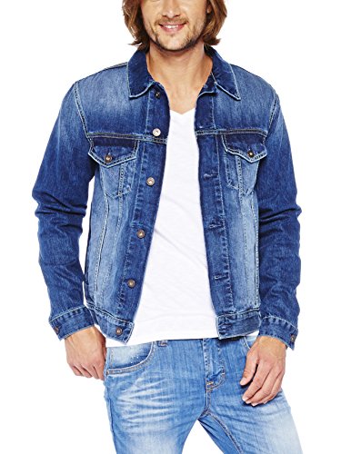 Colorado Denim C970 Yukon Chaqueta, Azul (Medium Stone Used 6010), X-Large para Hombre
