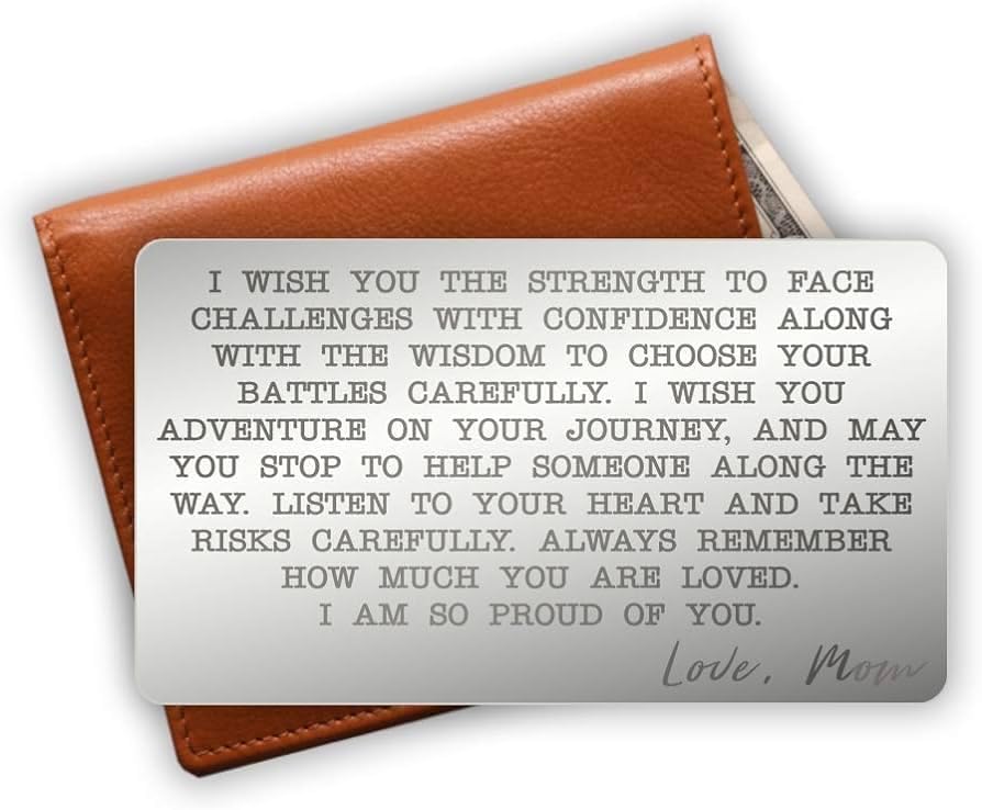 Generic Personalized Text Engraving Wallet Card Stainless Steel