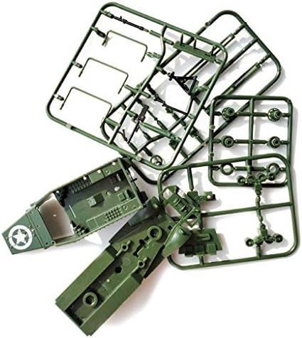 RK-HYTQWR 1/72 M3 Half Track Armored Vehicle 4D Assembly Military Model Children Toy,Armored Vehicle Model