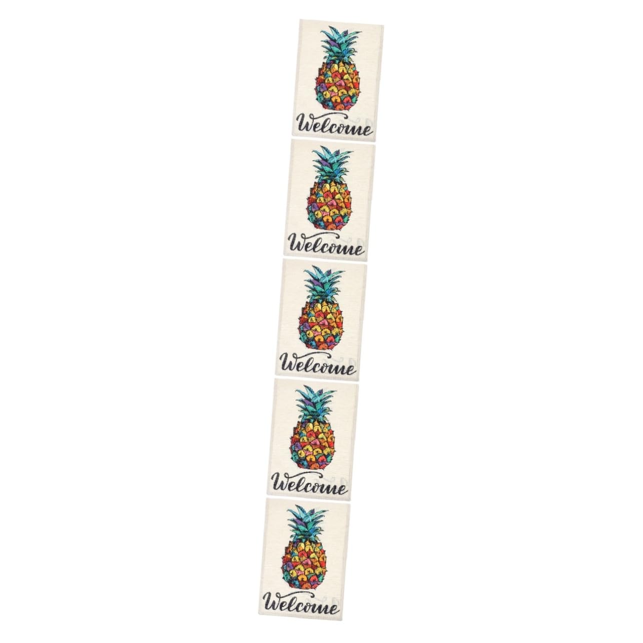 TOYANDONA 5 Stück Doppelseitige Gartenflagge mit Frischem Ananasdesign Hochwertige Leinenflagge für Garten Dekoration Geschenkauswahl zur Einweihung Langlebig und Farbenfroh