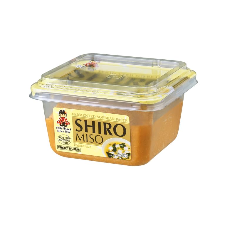 Shiro Miso Japonés 300g | Pasta de Soja Fermentada Suave | Ideal para Sopa Miso, Salsas y Recetas Japonesas