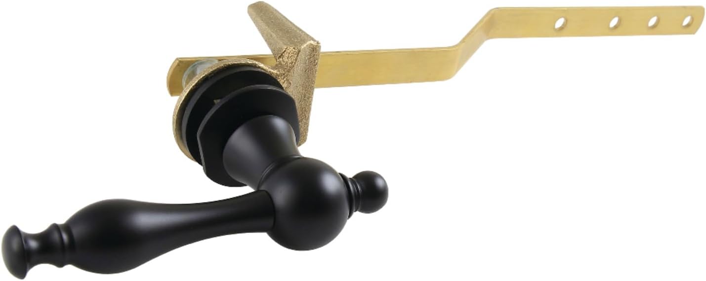 Kingston Brass KTNL7 Naples Front Mount Toilet Tank Lever, Brushed Brass