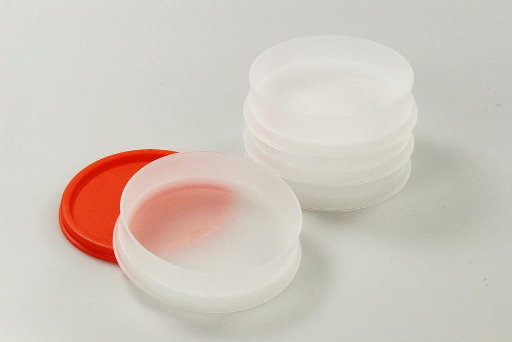 TUPPERWARE Küchenhelfer Hamburger-Maker Behälter (4) Burger Frikadellen + Deckel