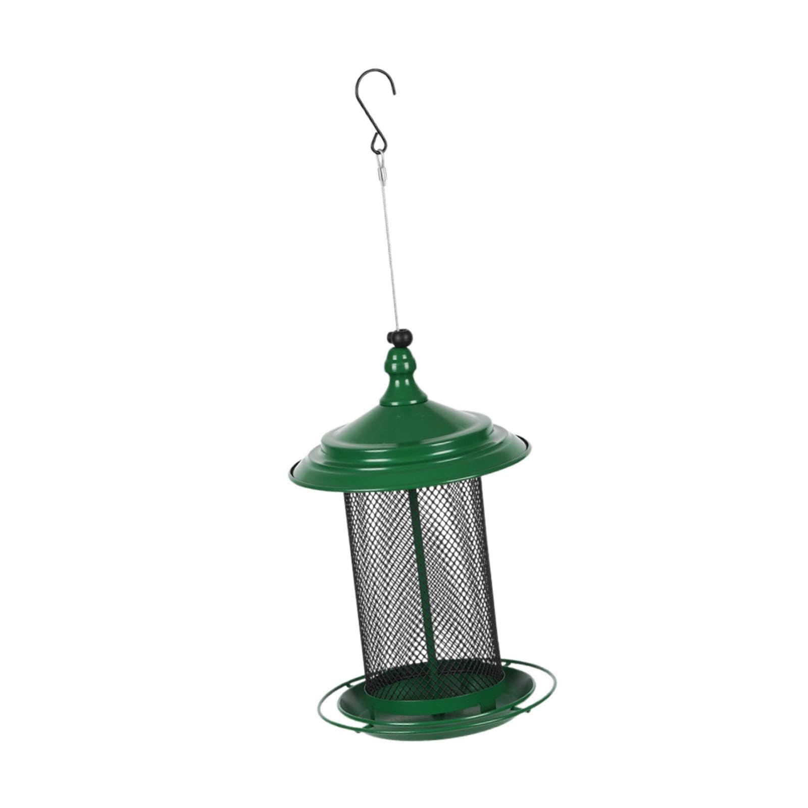 predolo Comedero para pájaros Comedero para pájaros de Gran Capacidad de Metal para colibríes Resistente a Intemperie para Patio Trasero,