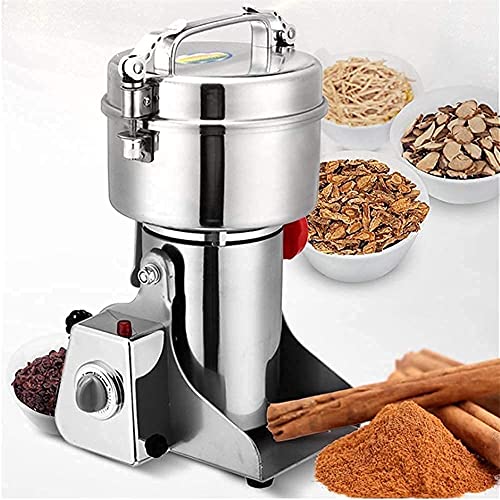 Trituradora De Granos Molino De Granos Eléctrico, Molinillo De Medicina De Hierbas Chinas Para El Hogar Fresadora Eléctrica Cocina Hierba Especias Cereal Pimienta Café En Polvo Molinillo