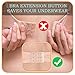 EBOOT 36 Pieces Bra Extenders Brassiere Extension Hooks, 2 and 3 Hooks, 18 Color
