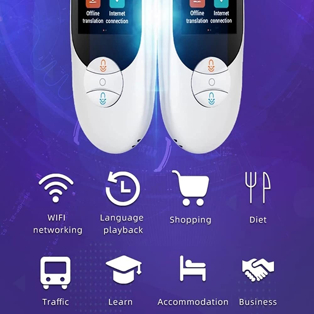 Urządzenie do tłumaczenia języka Klasyczne urządzenie do tłumaczenia języka Wifi Offline Photo 102 języki Wifi Instant Smart Translat (kolor: A) Rodzina Comfortable anniversary