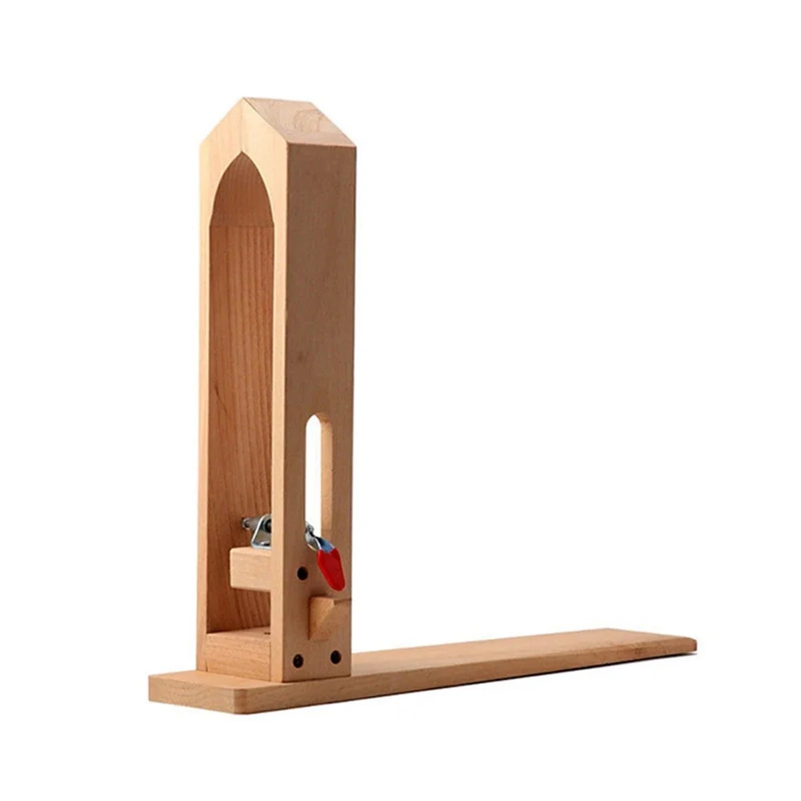 Hand Sewing Wooden Clip Leather Stitching Pony Hand Horse Table Desktop DIY Sewing Clamp Craft Working Tools 180° Adjustable Beech Wood(Type A)