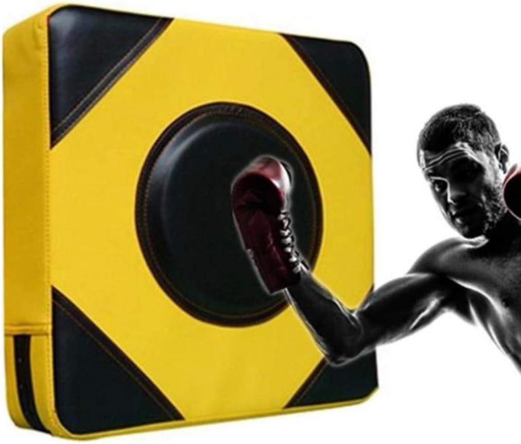 Wall Punching Bag, Boxing Fighter Fitness Wall Punch Bag Wall Mount Punching Bag Training Square Focus Target Soft Pad Size: 40 * 40 * 10 cm