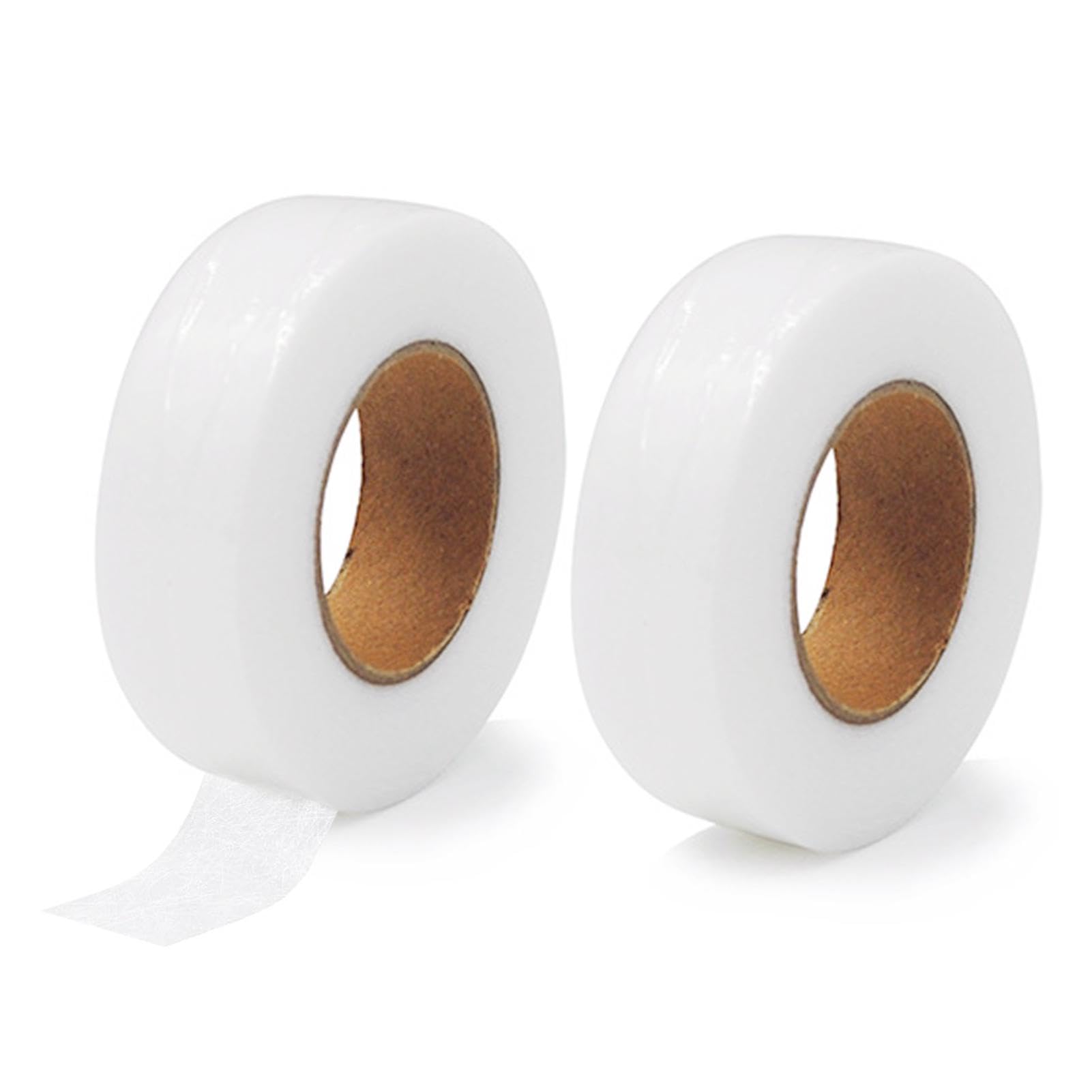 50m Hemming Tape 2Pcs, 2cm Wide Iron On No Sew Wonder Web Hem Tape