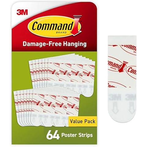 Command Poster Strips, 64 Count Cover