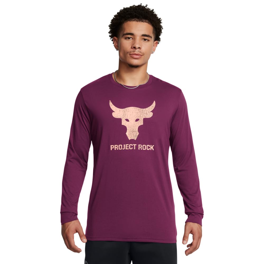 Under Armour Project Rock Brahma Bull - Maglia a Maniche Lunghe da Uomo