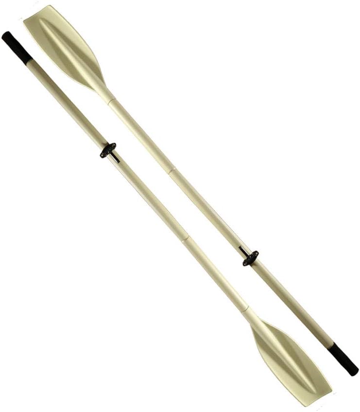 Oceansouth Heavy Duty Aluminum Oars (Split Shaft) with Oar Locks