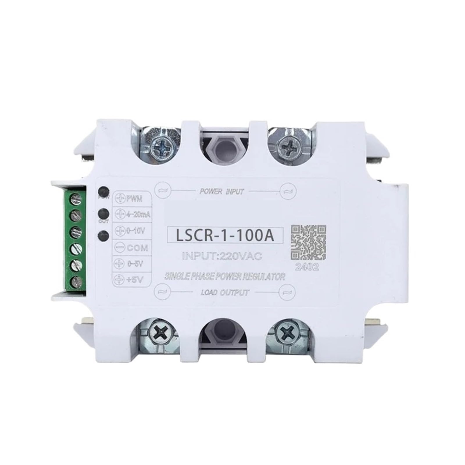 ZVQYSGIW 100A Single Phase Fully Isolated 220V AC Voltage Regulator Module Thyristor