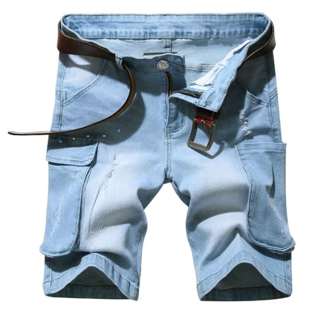 Short en jean stretch homme taille moyenne pour les loisirs - 2