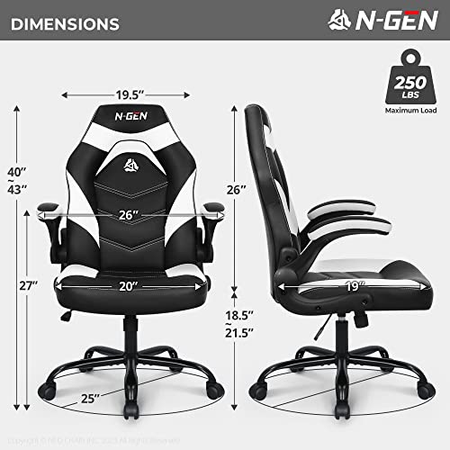 Neo Chair N1-APEX-WH N-Gen Video Gaming Computer Chair Ergonomic Office Chair Desk Chair thumb #5