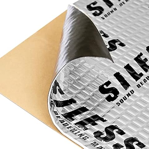 Siless 80 mil (2mm) 36 sqft (3.4 sqm) Car Sound Deadening mat - Butyl Automotive Sound Deadener - Noise Insulation and Vibration Dampening Material (36 sqft) Cover