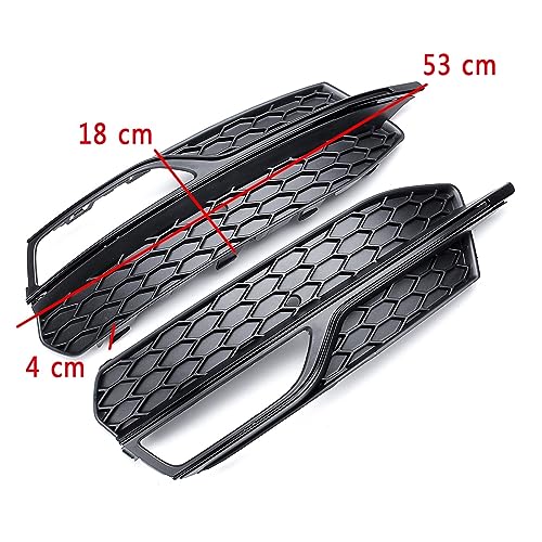 Grille antibrouillard A3 S3 remplacez votre calandre usée - 3