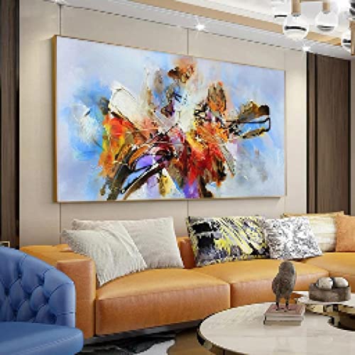 Art mural décoratif pour habiller un grand mur vide de salon moderne 70x130cm