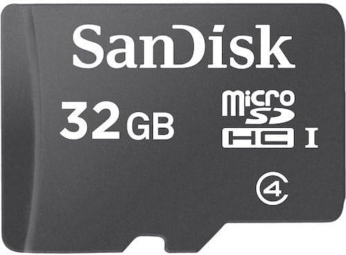 SanDisk microSDHC 32GB Flash Memory Card, Black, SDSDQM-032G-B35 (Retail Packaging)