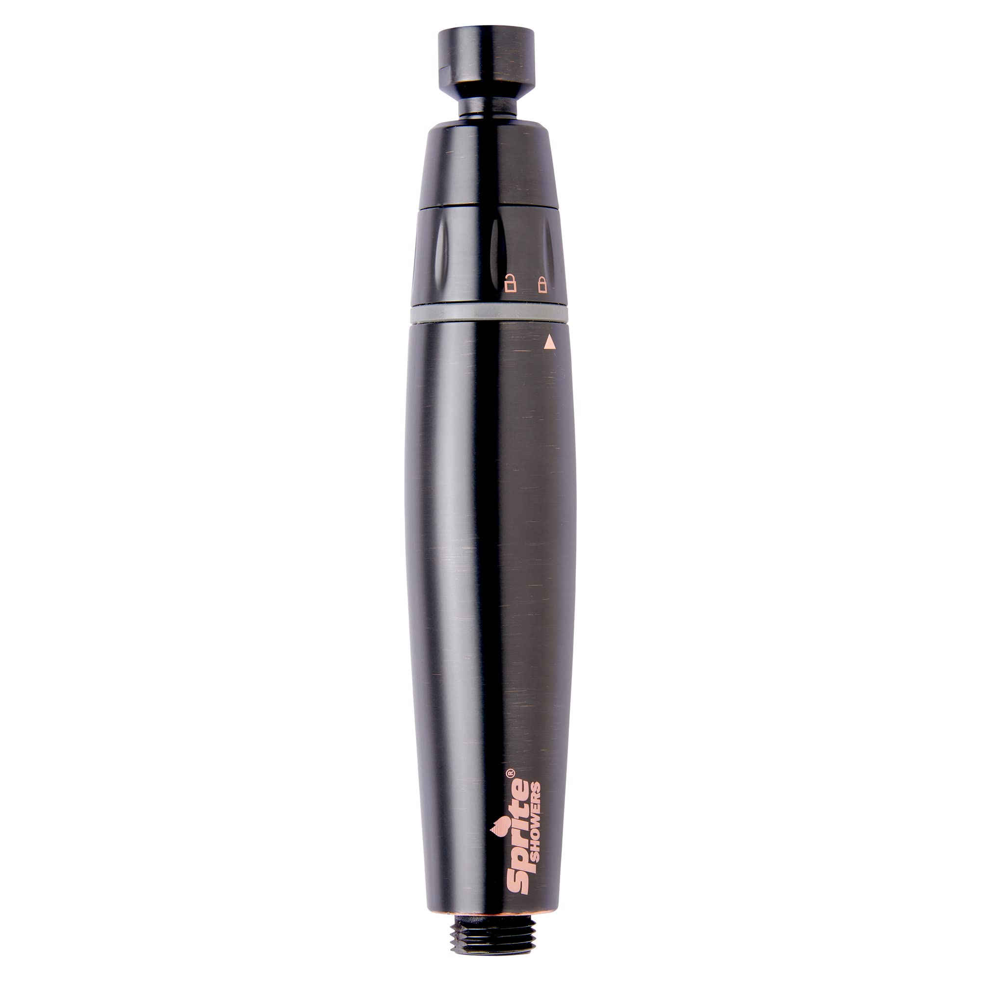 Filtre flexible de douche Sprite Showers contre la peau sèche et l'eau calcaire bronze