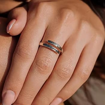 Anello Importante Fatto A Mano In Argento Sterling 925, Taglia