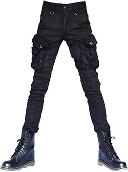 カーゴスタイル スリムフィットパンツ 黒 RIDEZ SLIM FIT CARGO PANTS BLACK RDB1031