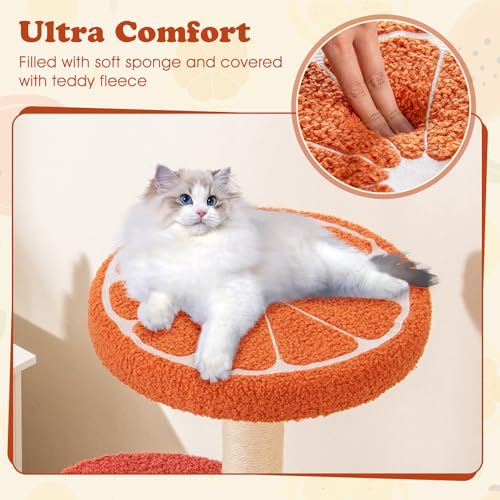 Árbol para gatos con temática de frutas 39 pulgadas miniatura 5