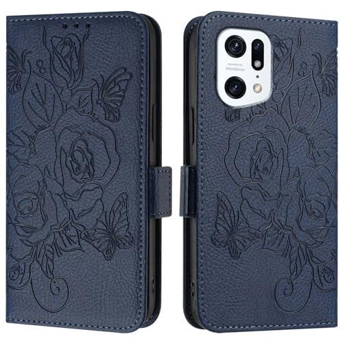 Étui de protection Oppo Find X5 Pro portefeuille fin antichoc