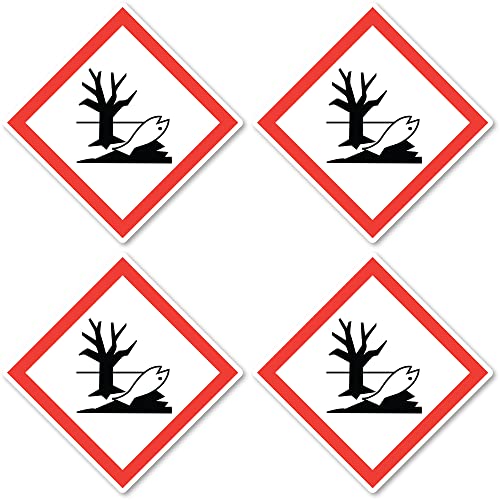 Dangereux pour l'environnement, symbole de danger : pictogramme de danger UN/GHS – Autocollants : 7,5 cm
