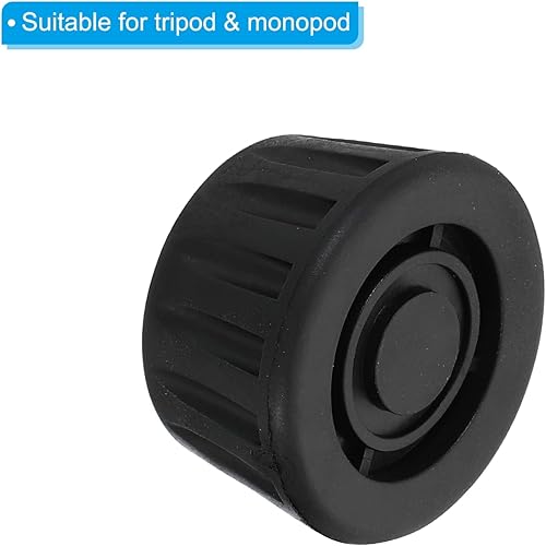 Miniatura 4 de PATIKIL Pies universales de goma de 0.591 in de identificación, paquete de 3 piezas de repuesto antideslizantes para trípodes de cámara, monopie,