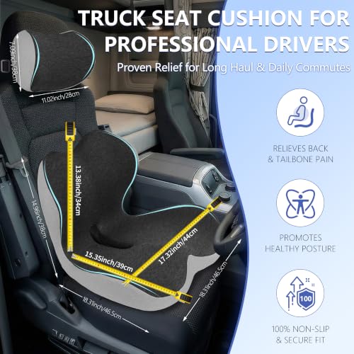 GKTKG Truck Driver Seat Cushion Set